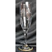 Etched Champagne Flute — Set of 4 Image